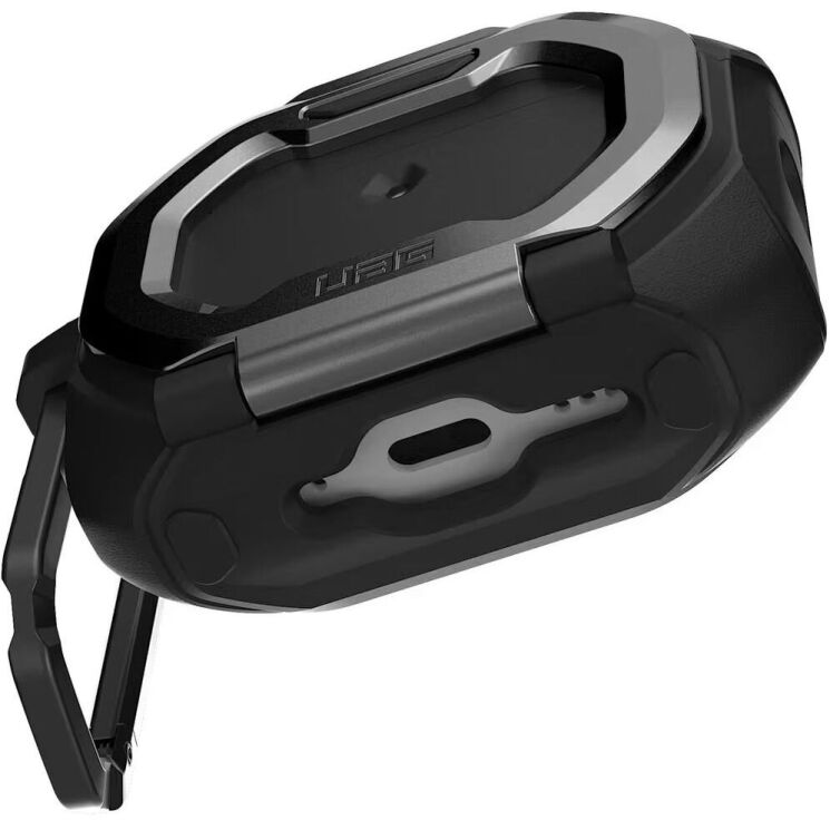 Защитный чехол URBAN ARMOR GEAR Monarch MagStand для AirPods Pro 3 (104131114034) - Black / Silver (390180BS) Защитный чехол URBAN ARMOR GEAR Monarch MagStand для AirPods Pro 3 (104131114034) - Black / Silver: фото 7 из 13