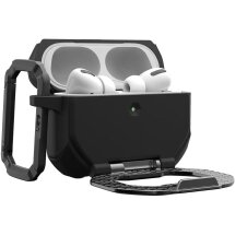 Защитный чехол URBAN ARMOR GEAR Monarch MagStand для AirPods Pro 3 (104131114034) - Black / Silver: фото 1 из 13