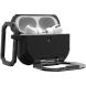 Защитный чехол URBAN ARMOR GEAR Monarch MagStand для AirPods Pro 3 (104131114034) - Black / Silver (390180BS). Фото 1 из 13
