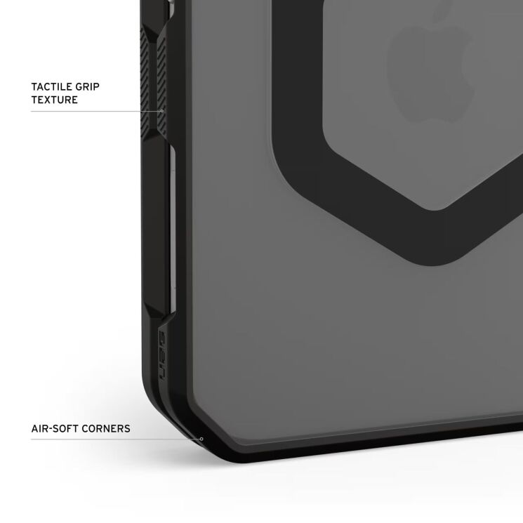 Защитный чехол URBAN ARMOR GEAR Mouve для iPhone Duo (114566113131) - Ash: фото 9 из 11