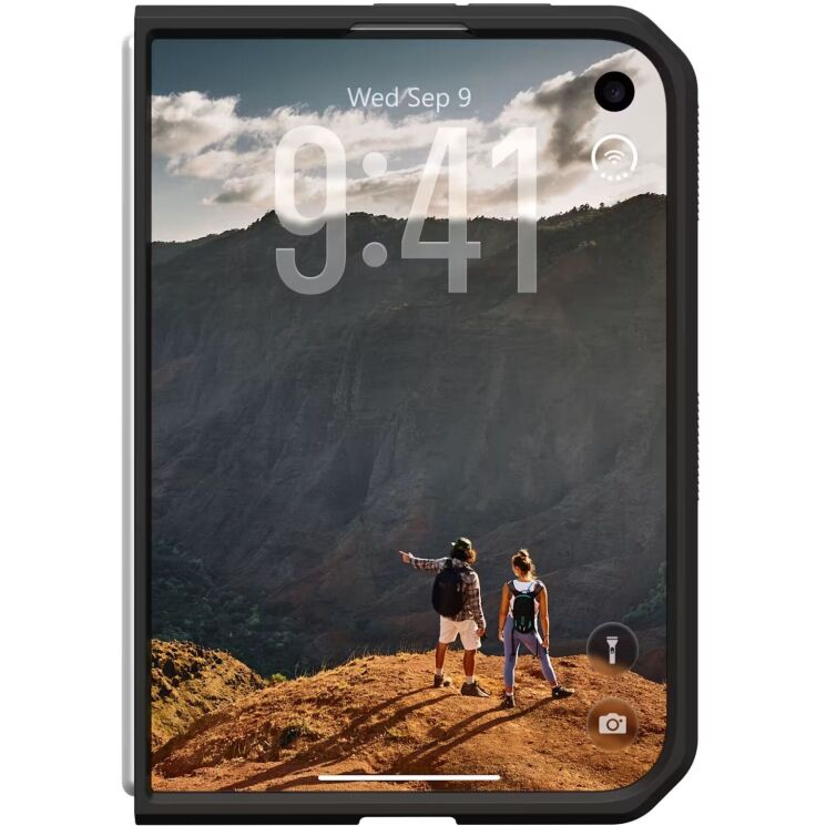 Защитный чехол URBAN ARMOR GEAR Mouve для iPhone Duo (114566113131) - Ash: фото 3 из 11