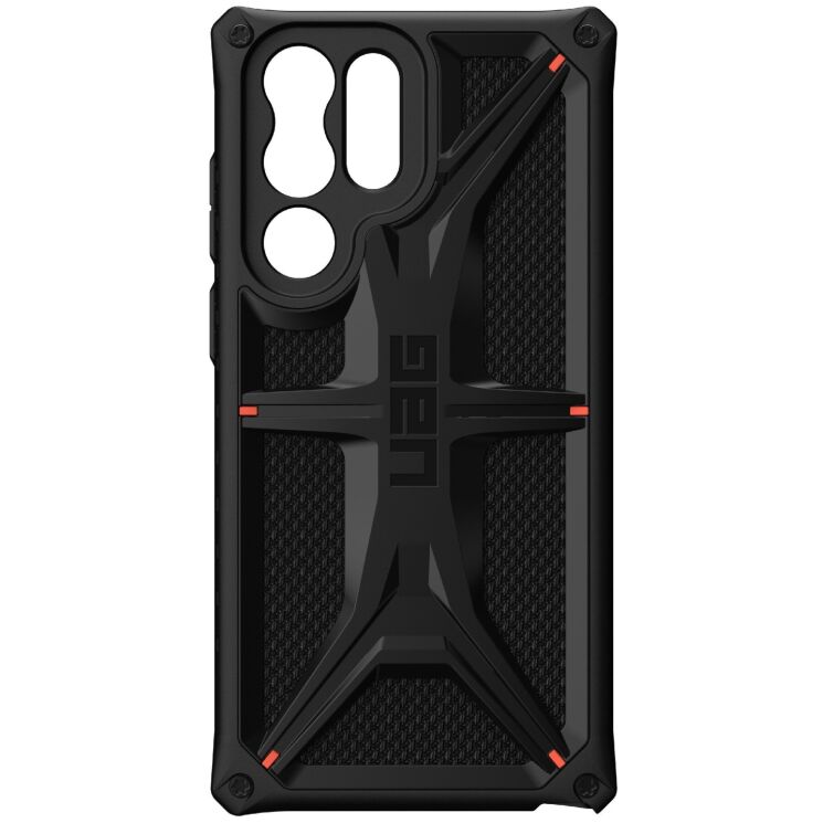 Защитный чехол URBAN ARMOR GEAR (UAG) Monarch Kevlar Series для Samsung Galaxy S22 Ultra (S908) - Kevlar Black: фото 7 из 10