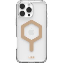 Защитный чехол URBAN ARMOR GEAR (UAG) Plyo MagSafe для Apple iPhone 16 Pro Max - Ice / Gold: фото 1 из 10