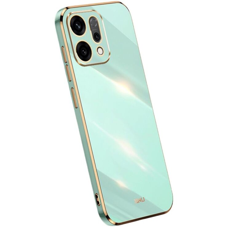 Захисний чохол XINLI Porcelain Design для OPPO Reno 14 5G - Cyan: фото 1 з 9
