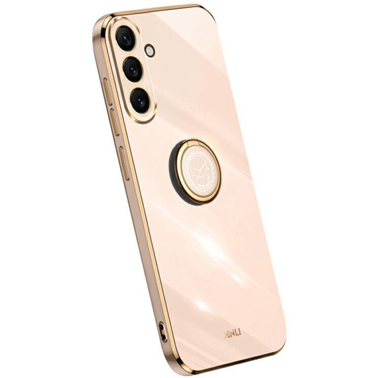 Захисний чохол XINLI Porcelain Ring для Samsung Galaxy A57 (A576) - Pink: фото 1 з 5