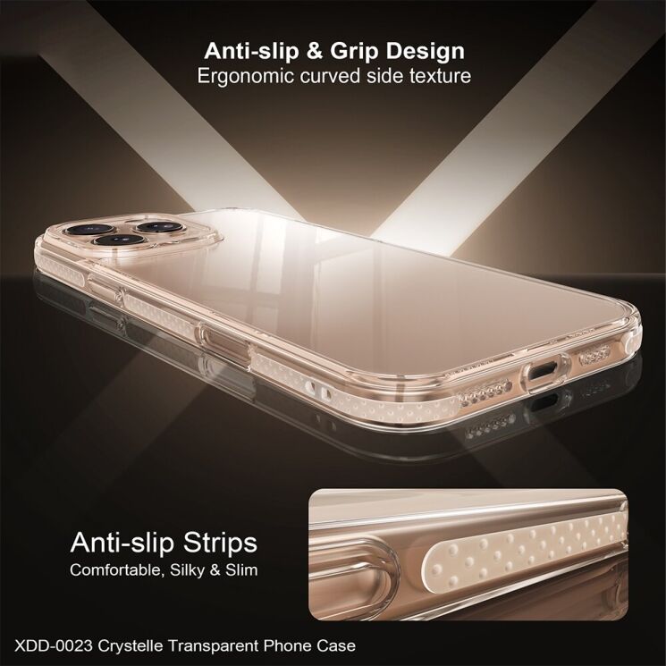 Защитный чехол XUNDD Protective Case для Apple iPhone 16 Pro Max - Transparent: фото 2 из 8