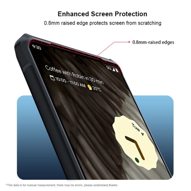 Защитный чехол XUNDD Rugged Case для Google Pixel 7 Pro - Black: фото 7 из 14