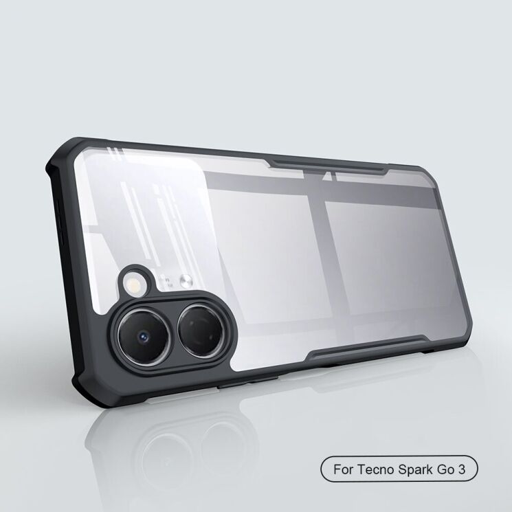 Защитный чехол XUNDD Rugged Case для TECNO Spark Go 3 - Black: фото 2 из 8