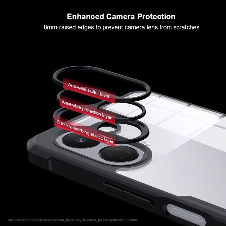 Защитный чехол XUNDD Rugged Case для TECNO Spark Go 3 - Black: фото 8 из 8