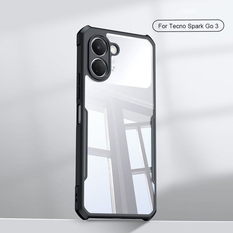 Защитный чехол XUNDD Rugged Case для TECNO Spark Go 3 - Black: фото 3 из 8