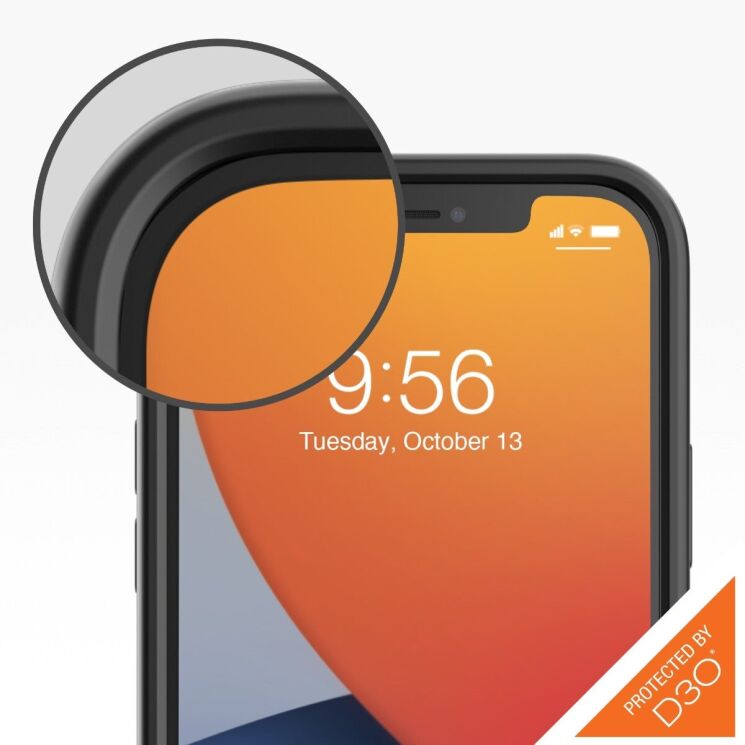 Защитный чехол Zagg Gear4 Battersea Denali D30 для Apple iPhone 12 / iPhone 12 Pro (702006046 / 702006869) - Black: фото 10 из 12