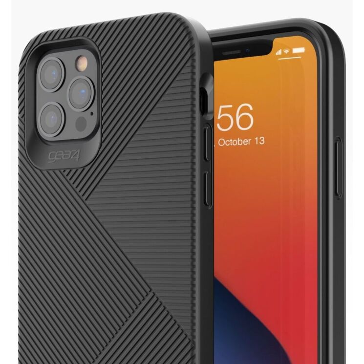 Защитный чехол Zagg Gear4 Battersea Denali D30 для Apple iPhone 12 / iPhone 12 Pro (702006046 / 702006869) - Black: фото 5 из 12