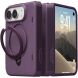 Защитный комплект TORRAS Ostand Q3 Spin Series with MagSafe (FF) для Apple iPhone Duo - Purple (435064V). Фото 1 из 6