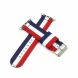 Ремешок UniCase Nylon для Apple Watch 46 / 45 / 44 / SE 44 / 42 (Series 1-3) / Ultra / Ultra 2 - Dark Blue / White / Red (251303A). Фото 2 из 3