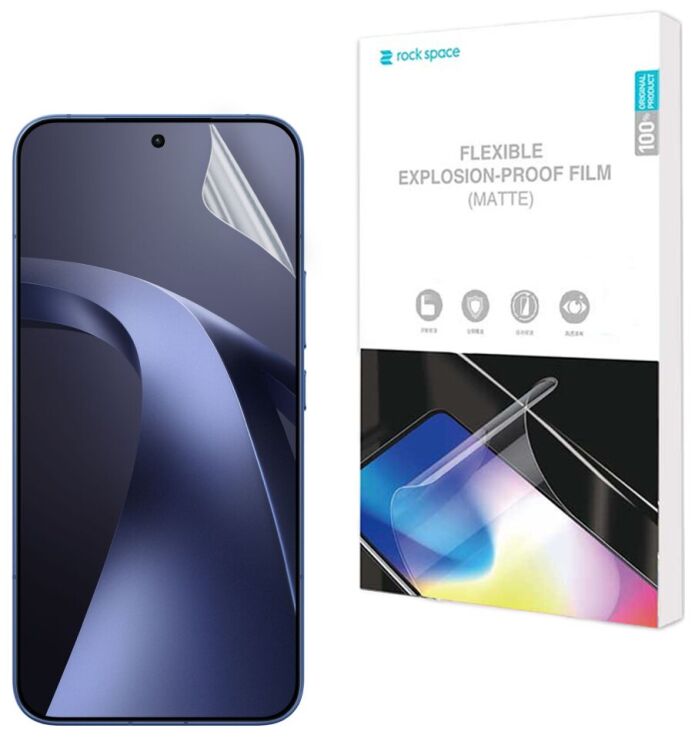 Антиблікова плівка на екран RockSpace Explosion-Proof Matte для Xiaomi 17T Pro: фото 1 з 8