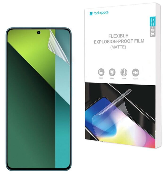 Антиблікова плівка на екран RockSpace Explosion-Proof Matte для Xiaomi Redmi Note 13 Pro 5G: фото 1 з 8