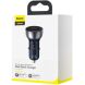 Автомобильное зарядное устройство BASEUS Dual Quick Charger (65W) CCKX-C0A - Silver (923288S). Фото 7 из 17