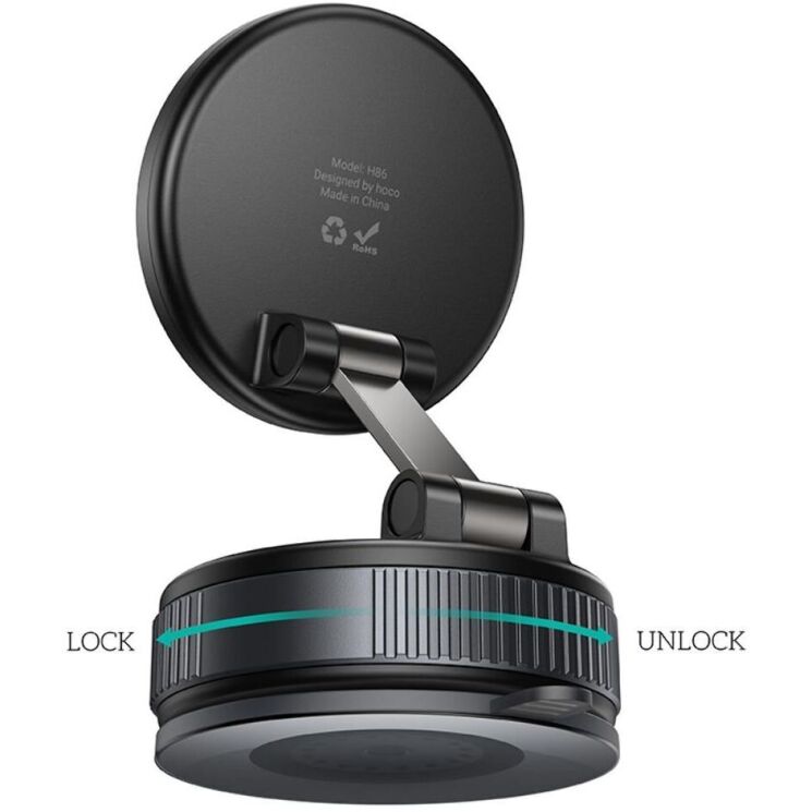 Автомобильный держатель Hoco H86 - Black: фото 6 из 10