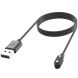 Зарядное устройство Deexe Charging Cable (1m) для Haylou RS5 - Black (958139B). Фото 4 из 7