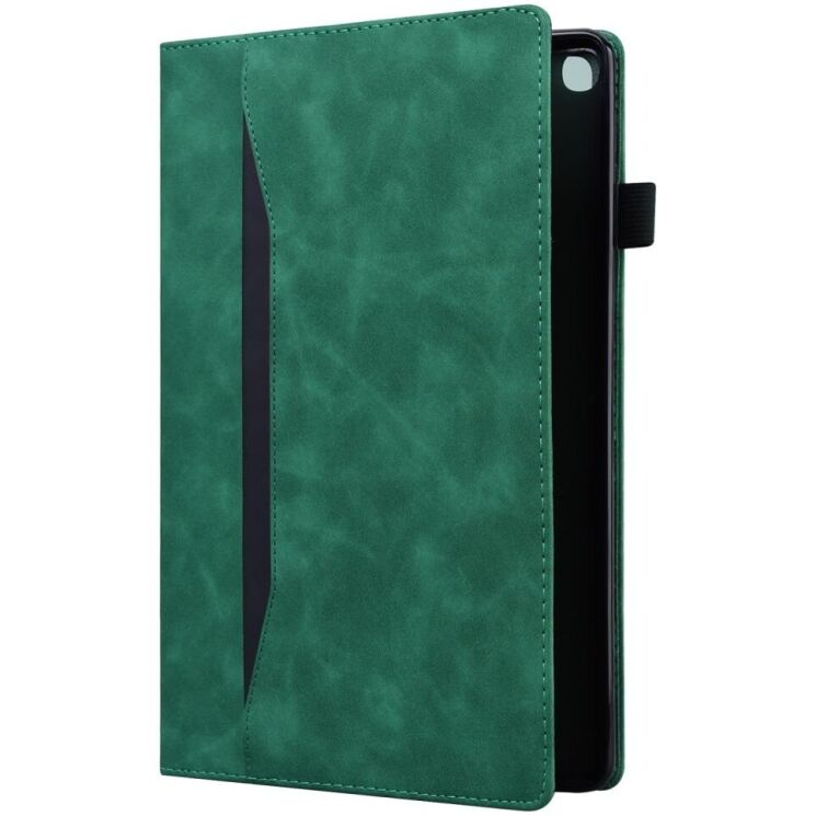 Чехол Deexe Business Style для Samsung Galaxy Tab A9 (X110/115) - Green: фото 5 из 8