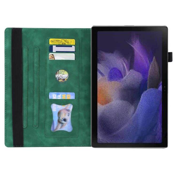 Чехол Deexe Business Style для Samsung Galaxy Tab A9 (X110/115) - Green: фото 2 из 8