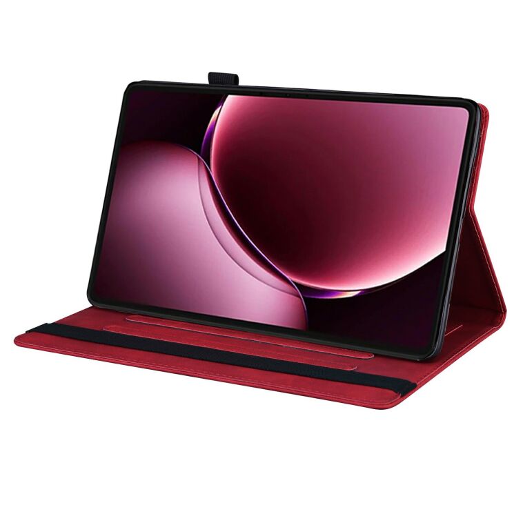 Чохол Deexe Business Style для Xiaomi Pad 9 Pro Max - Red: фото 3 з 8
