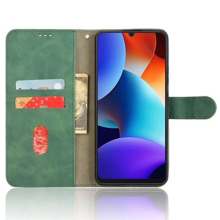 Чехол Deexe Classic Wallet для Blackview Color 8 - Green: фото 2 из 6