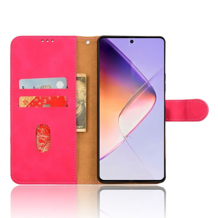 Чехол Deexe Classic Wallet для Infinix Note 40 - Rose: фото 2 из 6