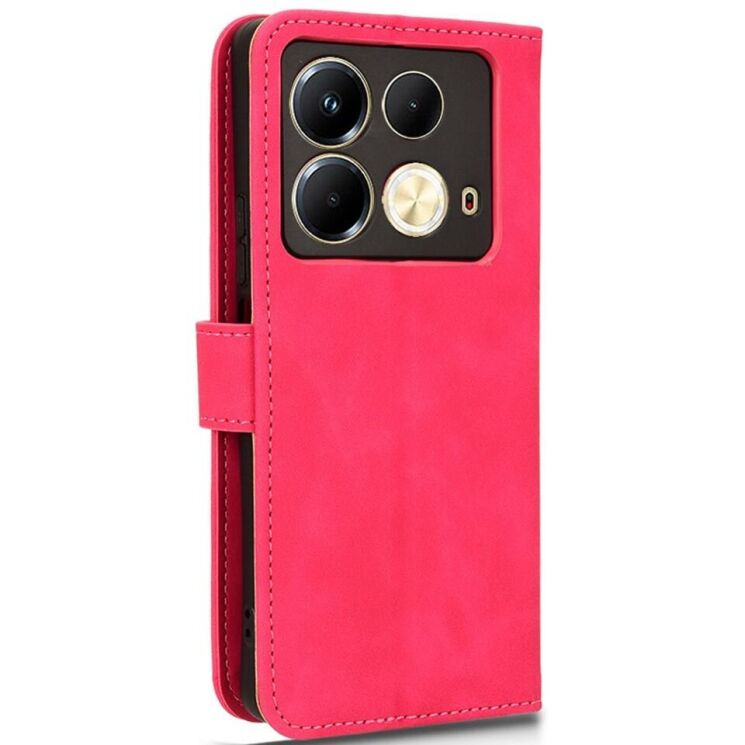 Чехол Deexe Classic Wallet для Infinix Note 40 - Rose: фото 5 из 6