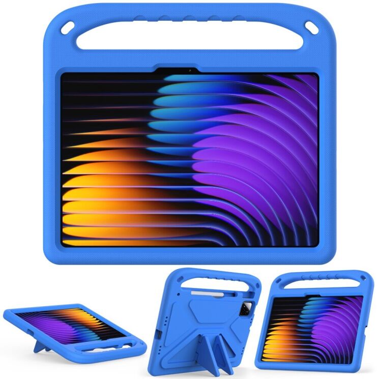 Чохол Deexe KickStand Cover для Xiaomi Pad 7 / 7 Pro - Blue: фото 2 з 7