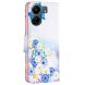 Чехол Deexe Life Style Wallet для Xiaomi Redmi 13C / Poco C65 - Butterfly and Flowers (342512J). Фото 4 из 6