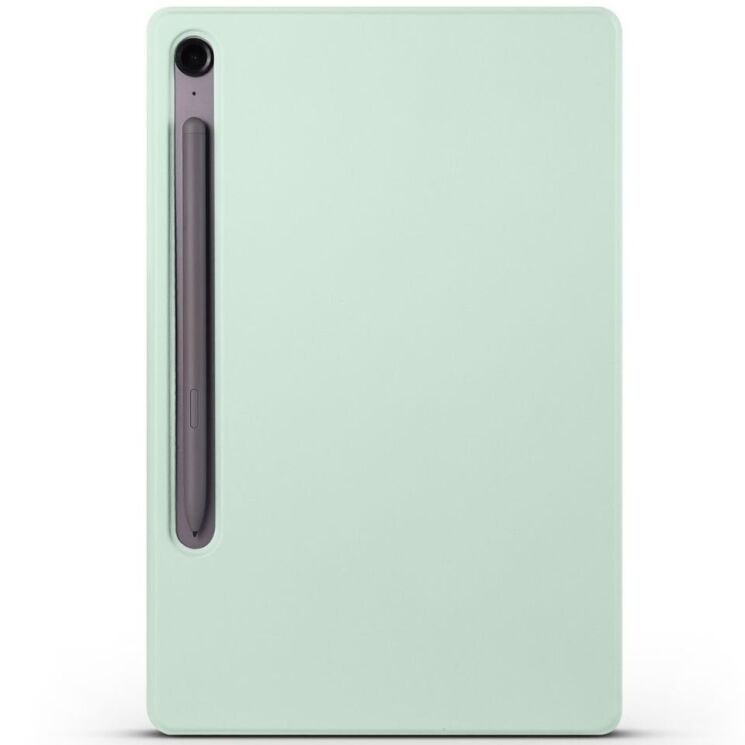 Чeхол Deexe Origami Series для Samsung Galaxy Tab S9 / S9 FE / S10 FE (X710/716/510/516/520/526) - Light Green: фото 8 из 12
