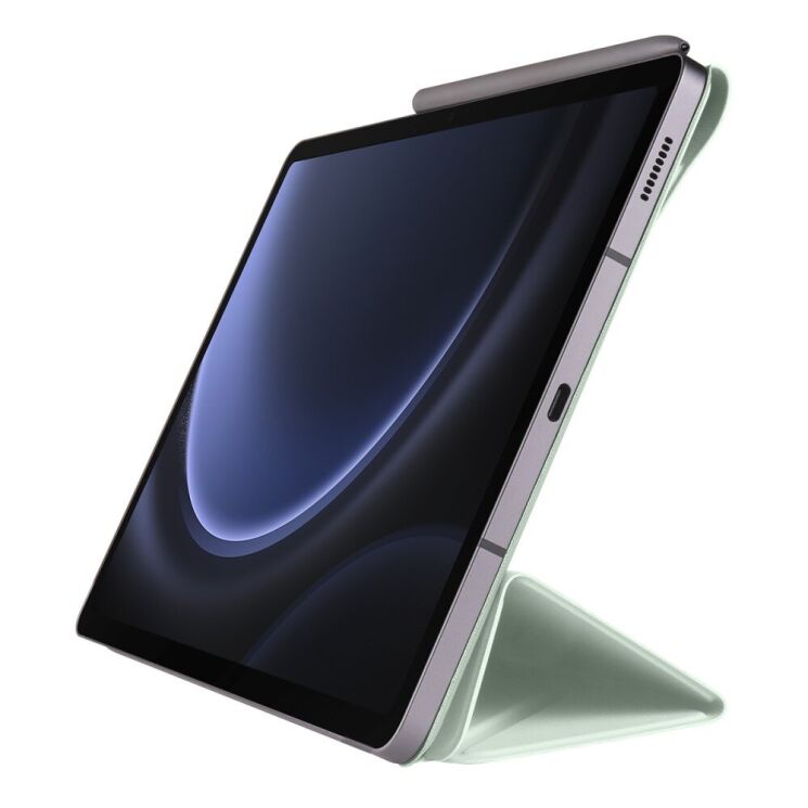 Чeхол Deexe Origami Series для Samsung Galaxy Tab S9 / S9 FE / S10 FE (X710/716/510/516/520/526) - Light Green: фото 2 из 12