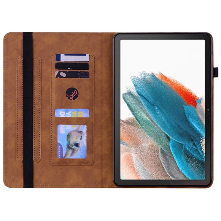 Чехол Deexe Pocket Cover для Samsung Galaxy Tab A9 Plus (X210/216) - Brown: фото 3 из 9