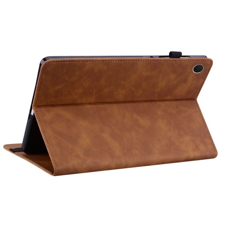 Чехол Deexe Pocket Cover для Samsung Galaxy Tab A9 Plus (X210/216) - Brown: фото 4 из 9