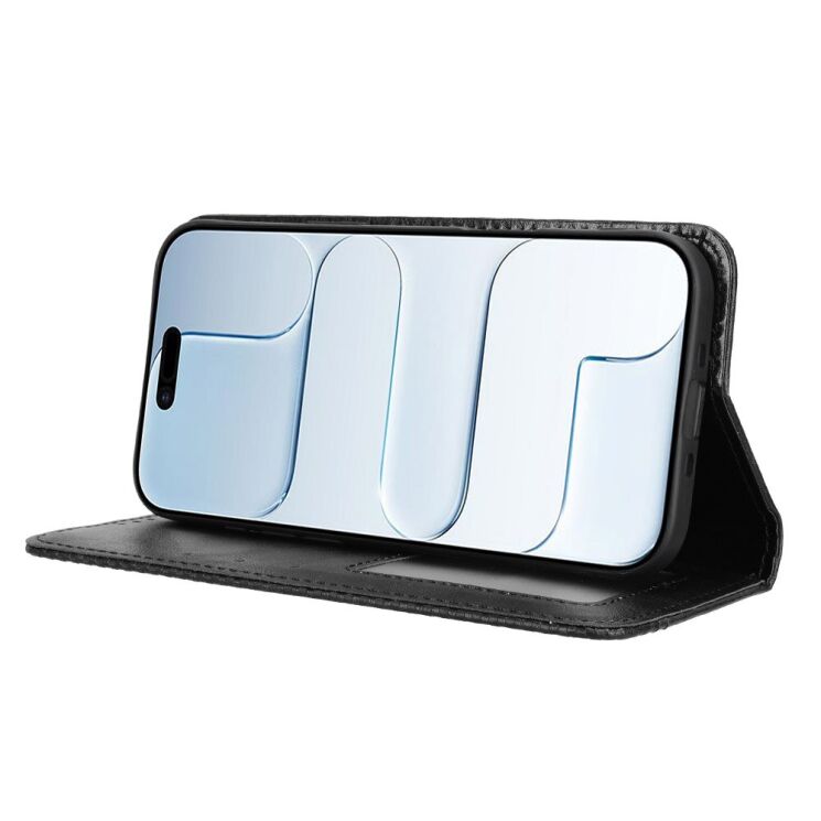 Чехол-книжка Deexe Retro Style для iPhone Air - Black: фото 7 из 19