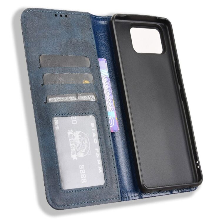 Чехол Deexe Retro Style для ASUS Zenfone 12 Ultra - Blue: фото 4 из 7