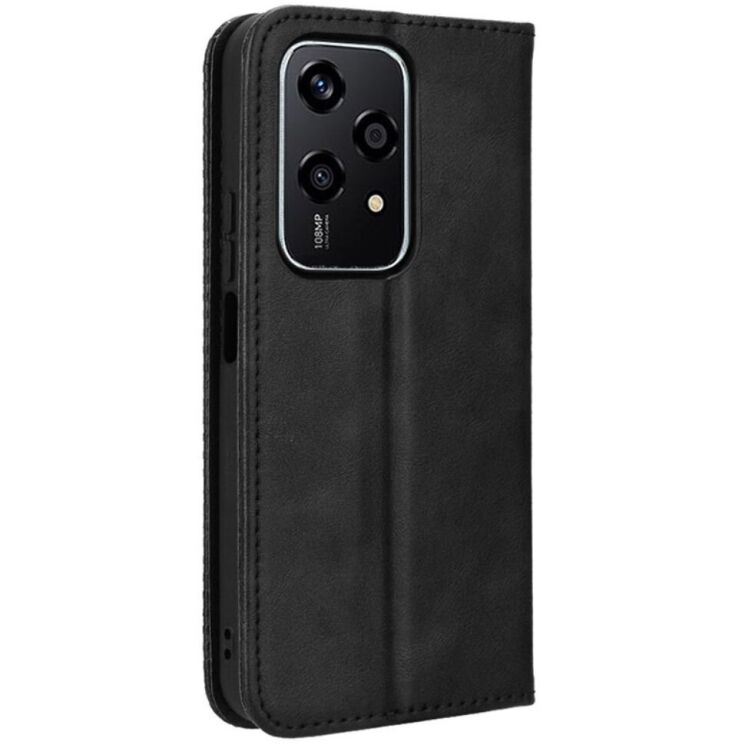 Чохол Deexe Retro Style для Honor 200 Lite - Black: фото 6 з 7