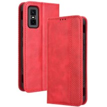 Чехол Deexe Retro Style для Infinix GT 30 Pro - Red: фото 1 из 17