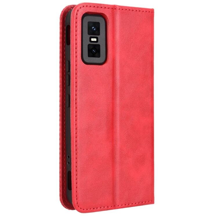 Чехол Deexe Retro Style для Infinix GT 30 Pro - Red: фото 7 из 17
