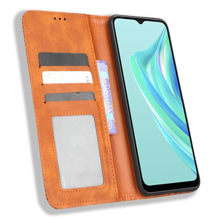 Чохол Deexe Retro Style для Infinix Hot 20i (X665E) - Brown: фото 3 з 9