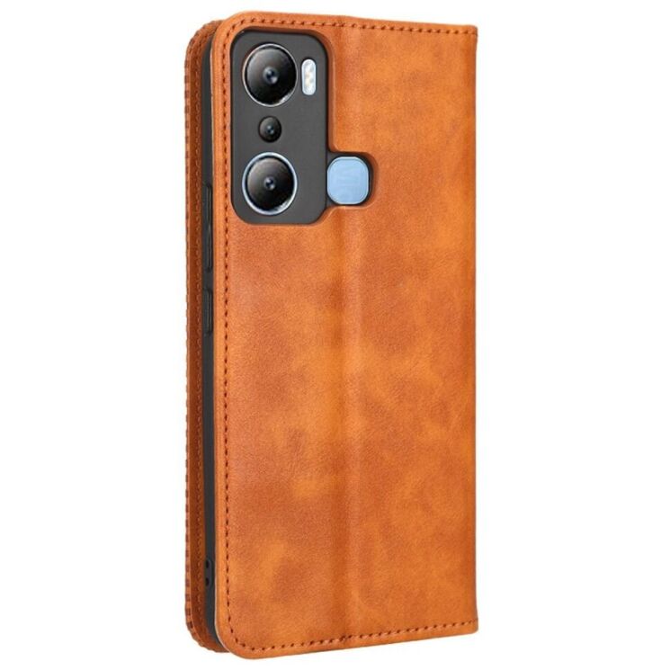 Чохол Deexe Retro Style для Infinix Hot 20i (X665E) - Brown: фото 8 з 9