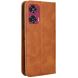 Чехол Deexe Retro Style для Motorola Edge 50 Fusion - Brown (354207Z). Фото 6 из 7