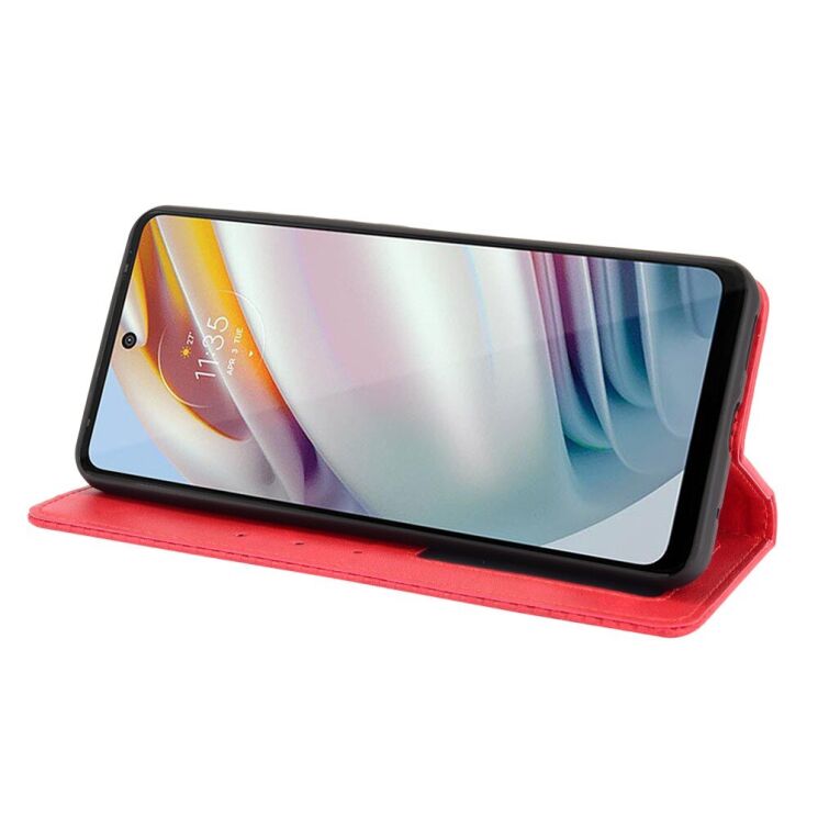 Чохол Deexe Retro Style для Motorola Moto G60 - Red: фото 4 з 15
