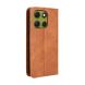 Чохол Deexe Retro Style для Motorola Moto G86 - Brown (383322Z). Фото 9 з 15