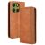 Чехол Deexe Retro Style для Motorola Moto G86 - Brown: фото 1 из 15