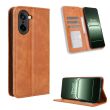 Чохол-книжка Deexe Retro Style для OnePlus Nord CE 5 / Ace 5 Racing - Brown (387600Z)