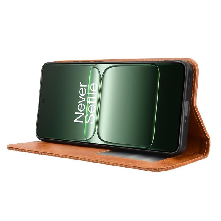 Чохол Deexe Retro Style для OnePlus Nord CE 5 / Ace 5 Racing - Brown: фото 7 з 15