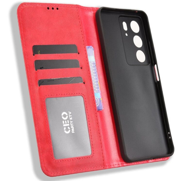 Чохол Deexe Retro Style для Realme C71 - Red: фото 5 з 15