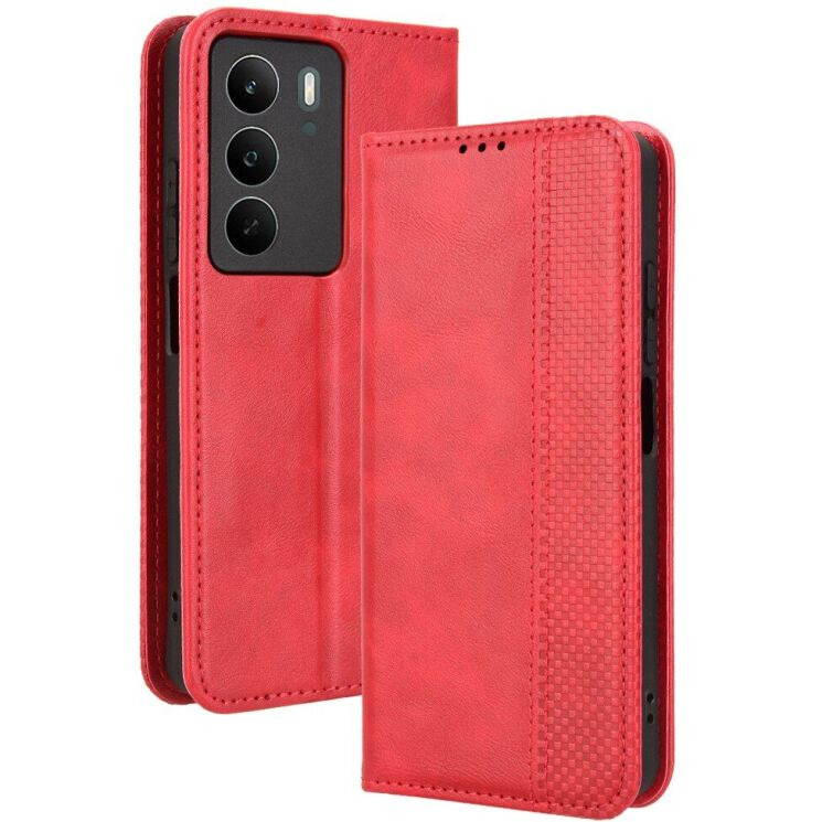 Чохол Deexe Retro Style для Realme C71 - Red: фото 1 з 15